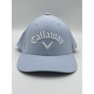 Callaway Performance Pro Golf Hat Light Blue/White Adjustable Size NEW NWT